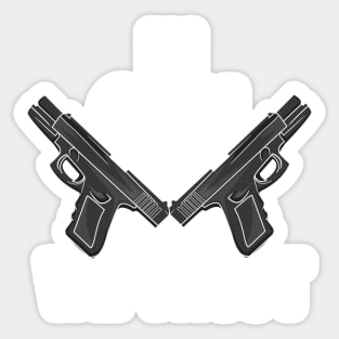 GUN LOVER: In Gun We Trust Sticker